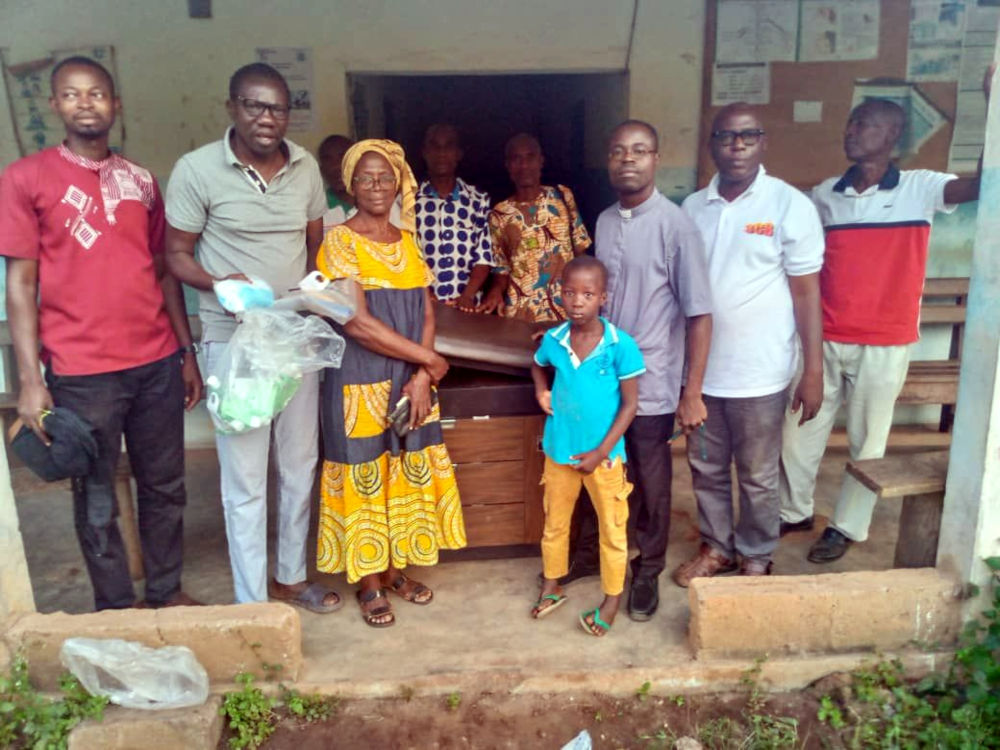 Ivory Coast hospital receiving birthing bed