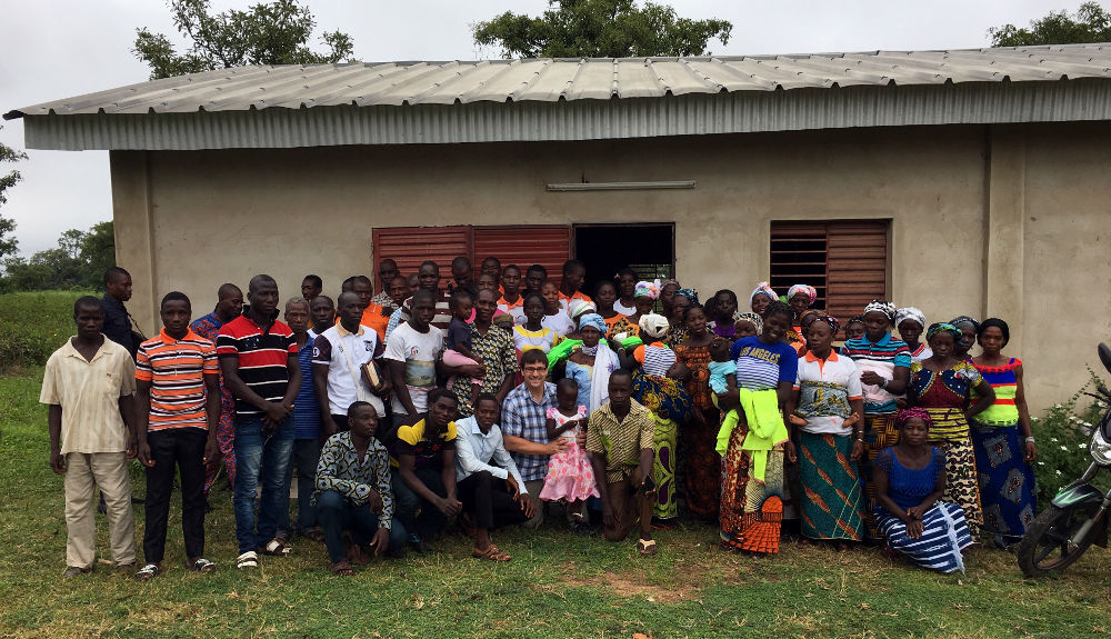 MESA Sharing supplied medical equipment to the hospital where Nyrafolo village receives medical care.